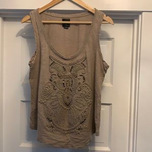 Beautiful Embellished Tank from Anthropology
